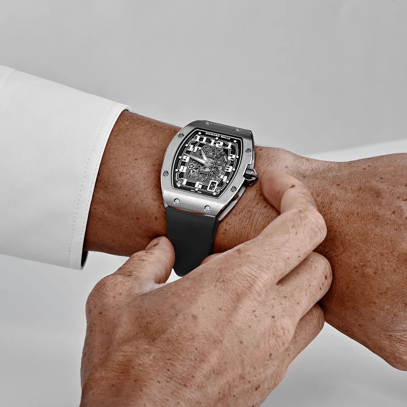Richard Mille RM 67-01 extra-flat titanium luxury watch available for sale